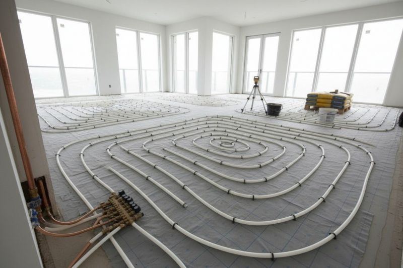 Radiant Heating Installation detail