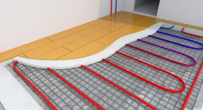 A Radiant Floor System Uses a Hydronic System of Tubes to Warm the Floor!